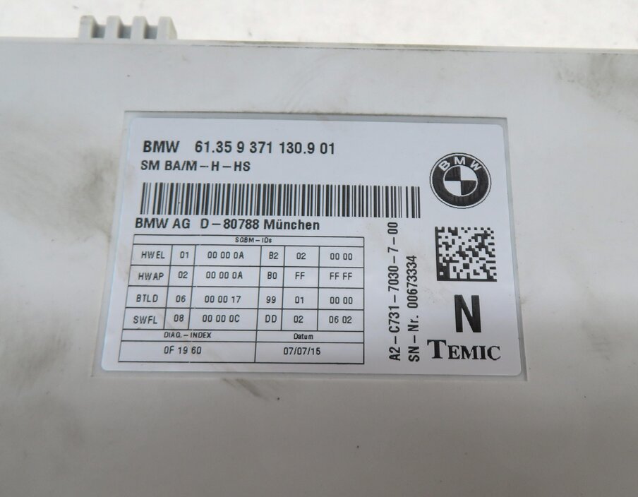 Thumbnail 4: 14-19 BMW 328i 330i 335i 428i 430i 440i M3 M4 X5 X6 - FRONT MEMORY SEAT MODULE