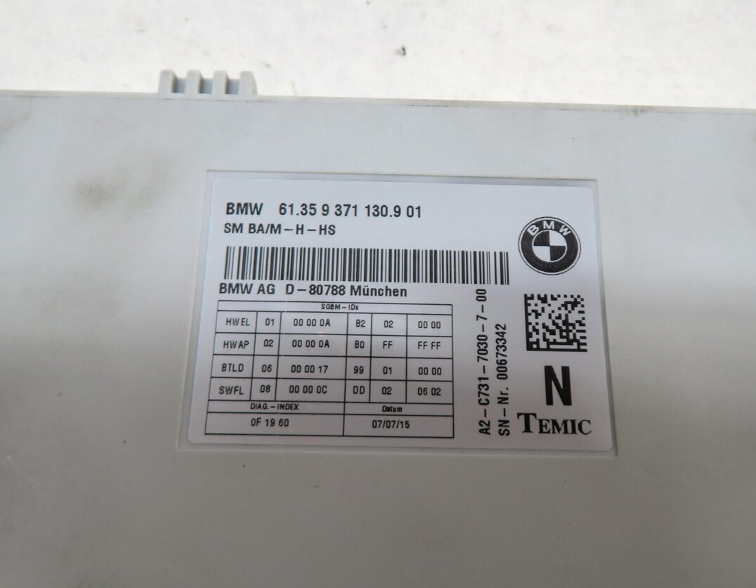 Thumbnail 4: 14-19 BMW 328i 330i 335i 428i 430i 440i M3 M4 X5 X6 - FRONT MEMORY SEAT MODULE