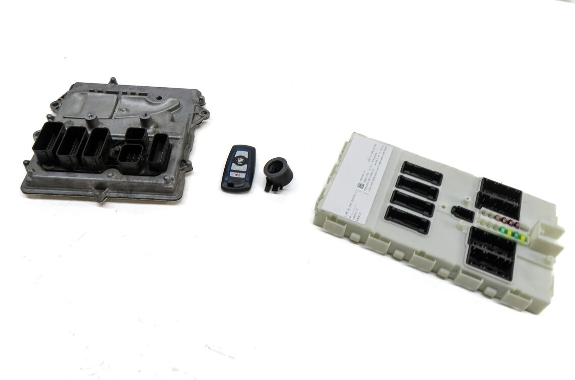 2016 BMW 435i COUPE (F32) 3.0L TURBO N55 ECM BCM BODY ENGINE MODULE KEY SET 3