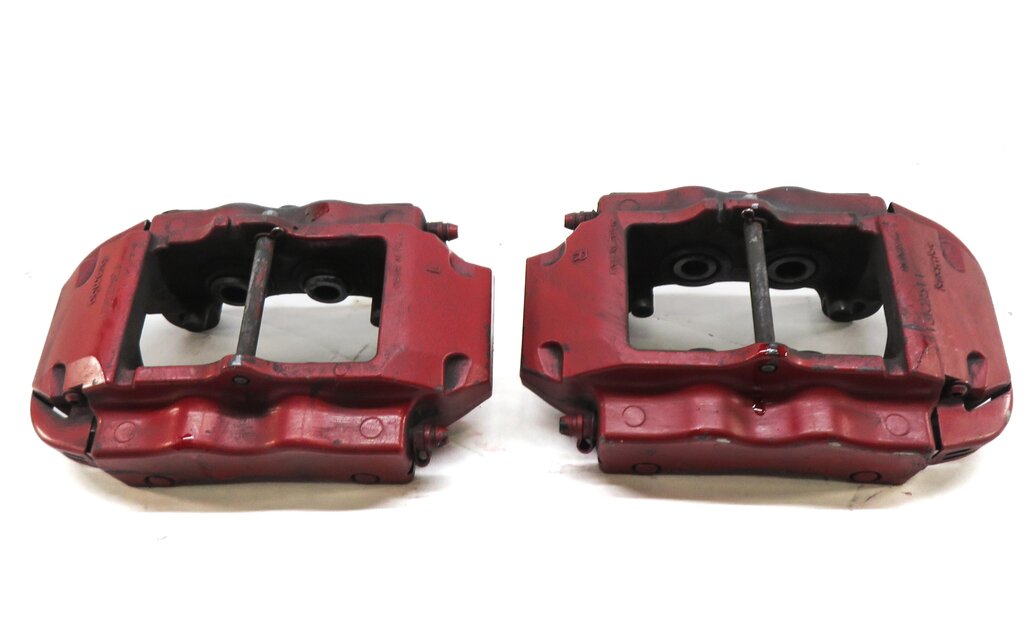 Thumbnail 2: 04-15 VW TOUAREG AUDI Q7 (4L) REAR LEFT & RIGHT DISC BRAKE CALIPER SET-2 BREMBO
