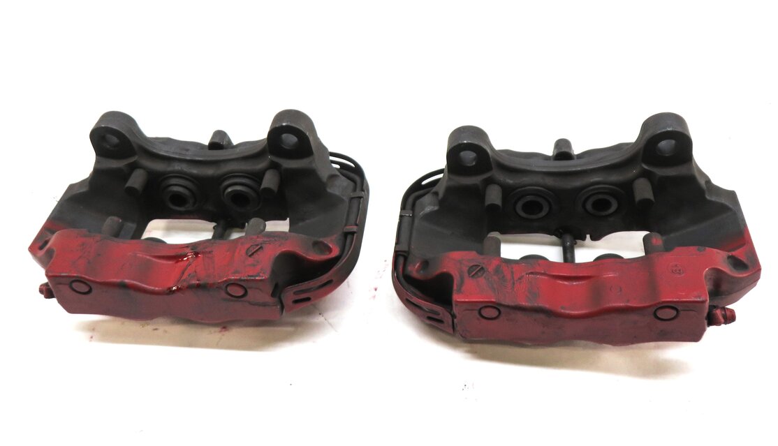 Thumbnail 5: 04-15 VW TOUAREG AUDI Q7 (4L) REAR LEFT & RIGHT DISC BRAKE CALIPER SET-2 BREMBO
