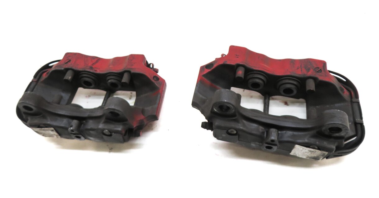 Thumbnail 6: 04-15 VW TOUAREG AUDI Q7 (4L) REAR LEFT & RIGHT DISC BRAKE CALIPER SET-2 BREMBO