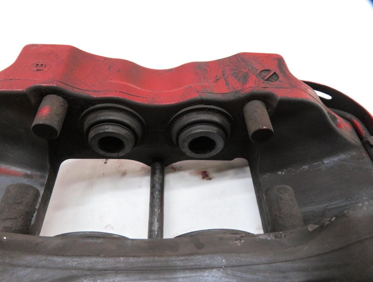 Thumbnail 7: 04-15 VW TOUAREG AUDI Q7 (4L) REAR LEFT & RIGHT DISC BRAKE CALIPER SET-2 BREMBO