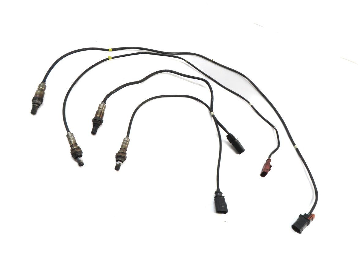 2014 AUDI Q7 (4L) 3.0L CTWA SUPER ENGINE PRE POST CAT O2 OXYGEN SENSOR SET 4