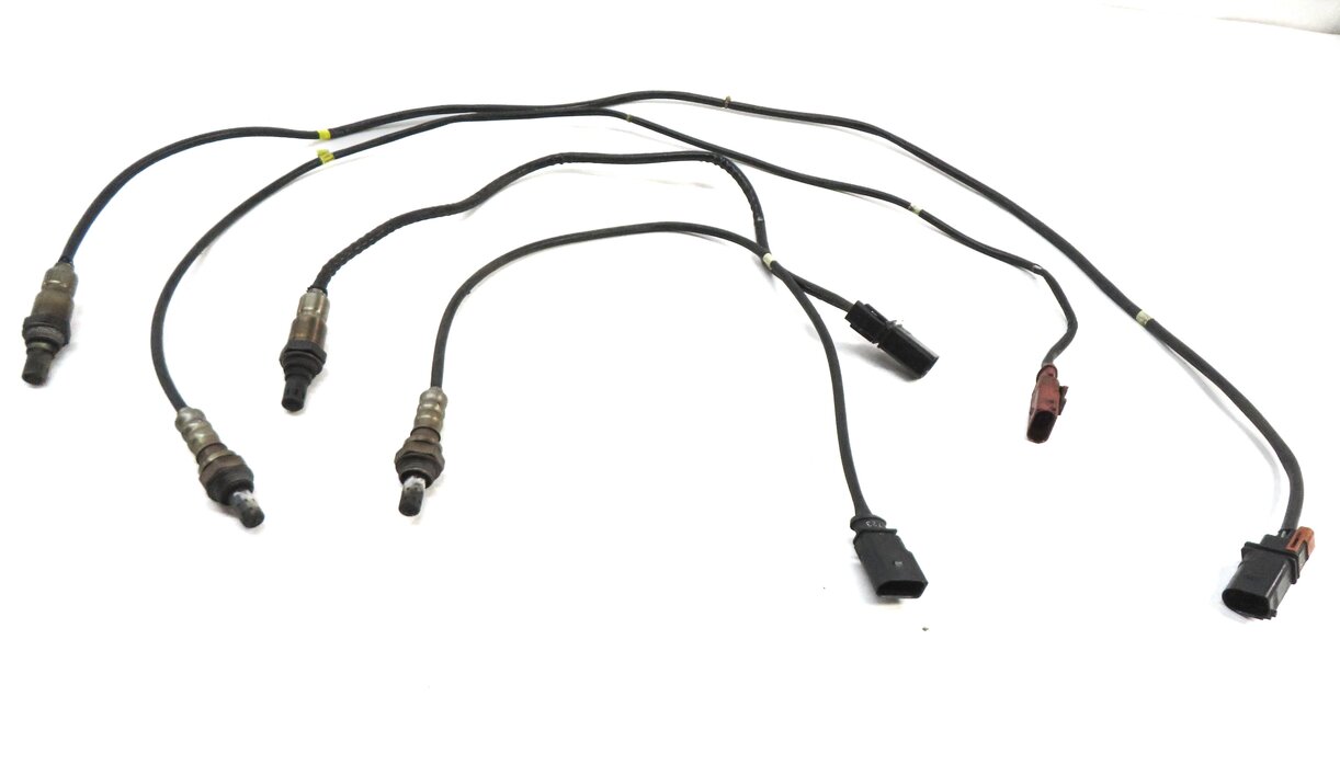 Thumbnail 2: 2014 AUDI Q7 (4L) 3.0L CTWA SUPER ENGINE PRE POST CAT O2 OXYGEN SENSOR SET 4