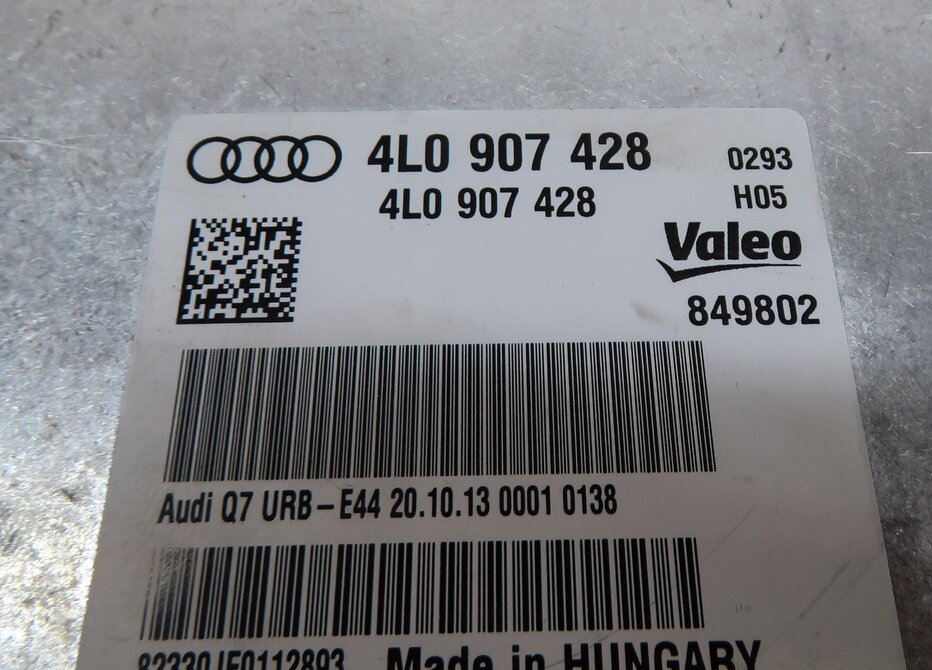Thumbnail 4: 2014 AUDI Q7 (4L) SURROUND VIEW CAMERA CONTROL MODULE 4L0907428