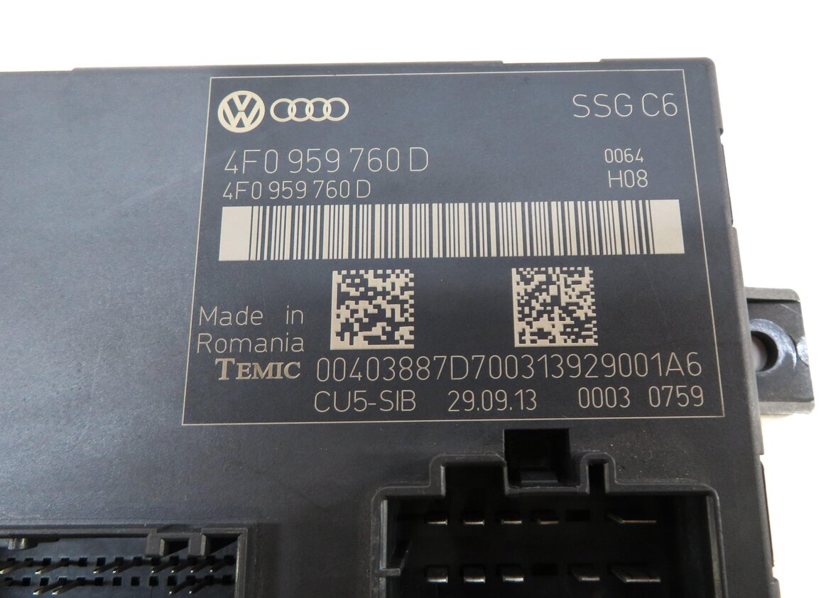 Thumbnail 4: 2005-2015 AUDI A6 S6 Q7 (C6 4L) LEFT FRONT DRIVER MEMORY SEAT CONTROL MODULE