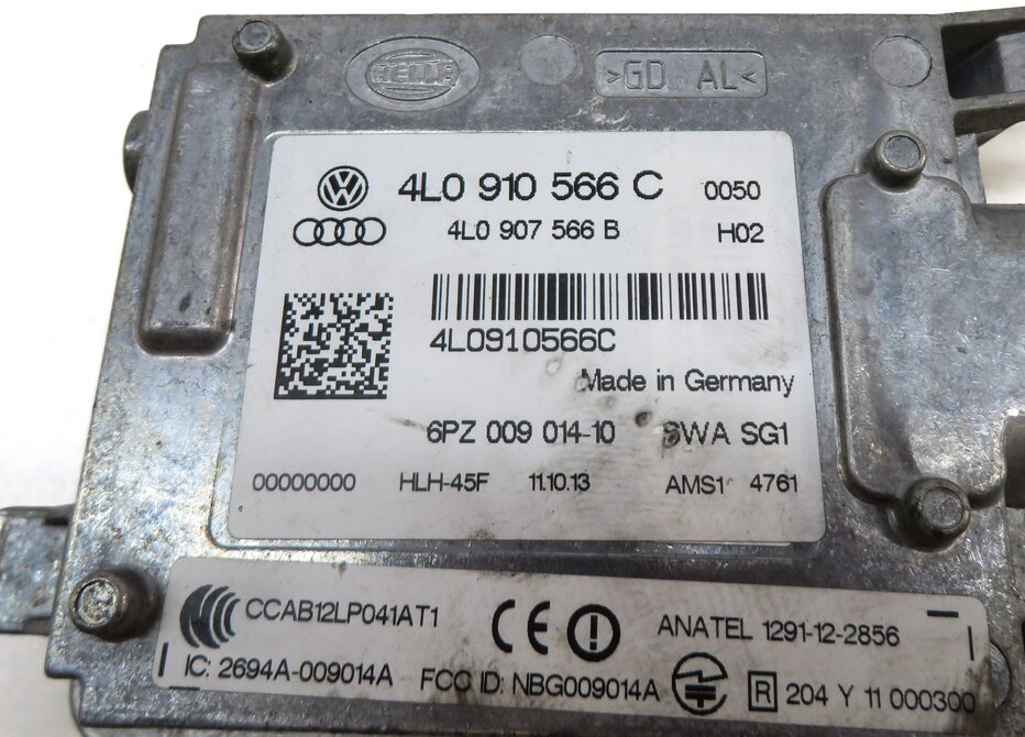 Thumbnail 4: 2013-2020 AUDI Q7 (4L 4M) RIGHT REAR LANE DEPARTURE BLIND SPOT MODULE (MASTER)