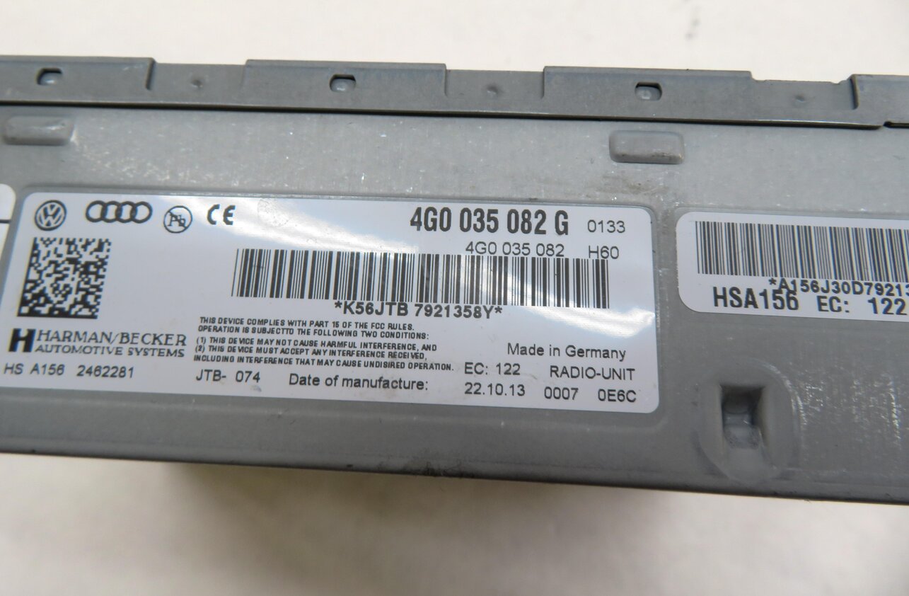 Thumbnail 5: 2009-2017 AUDI A4 A5 Q3 Q5 Q7 S5 S6 (B8 C6 8K 8T 8R 8U 4L) RADIO RECEIVER MODULE