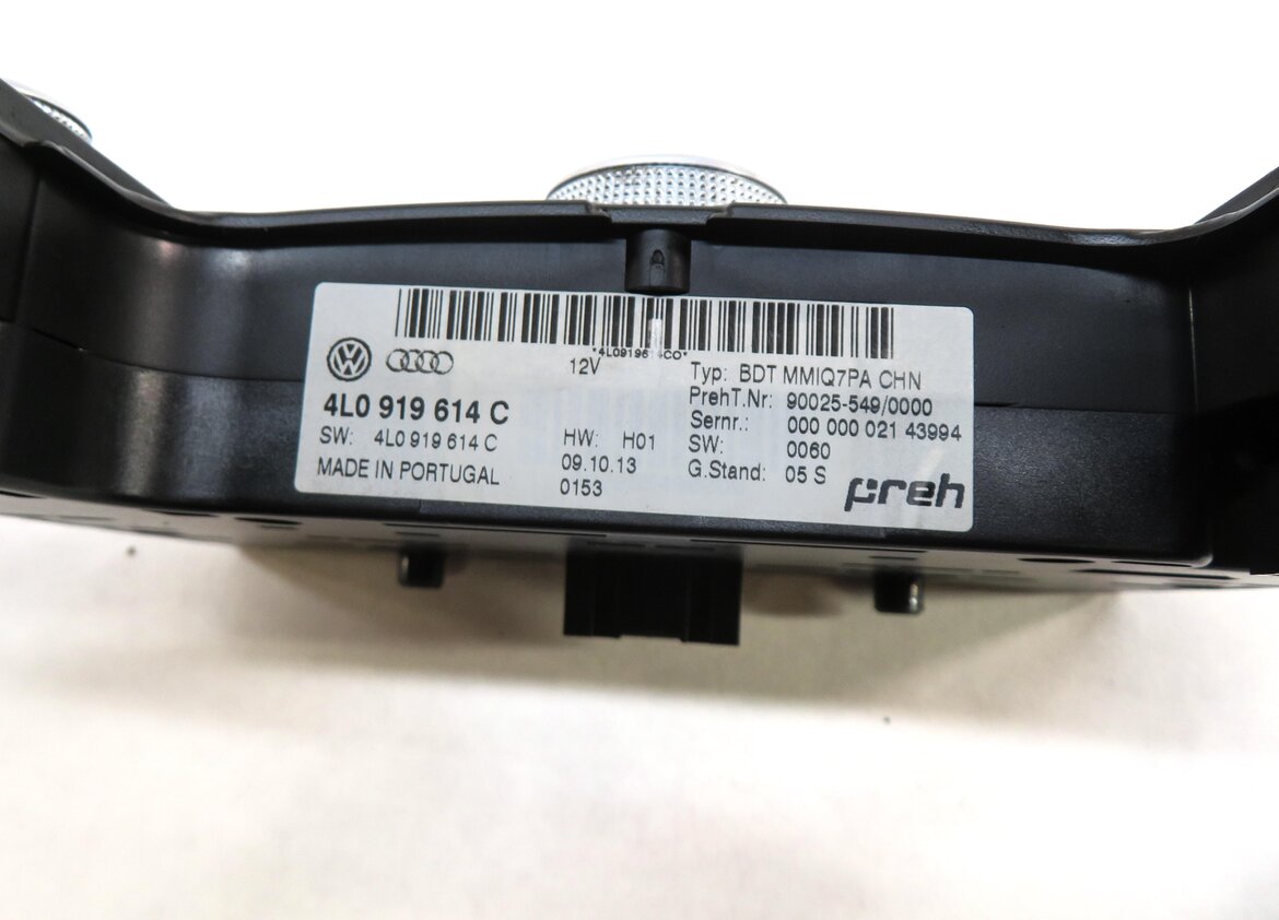 Thumbnail 8: 2012-2015 AUDI Q7 (4L) FRONT CENTER CONSOLE MMI MEDIA NAVIGATION CONTROL SWITCH