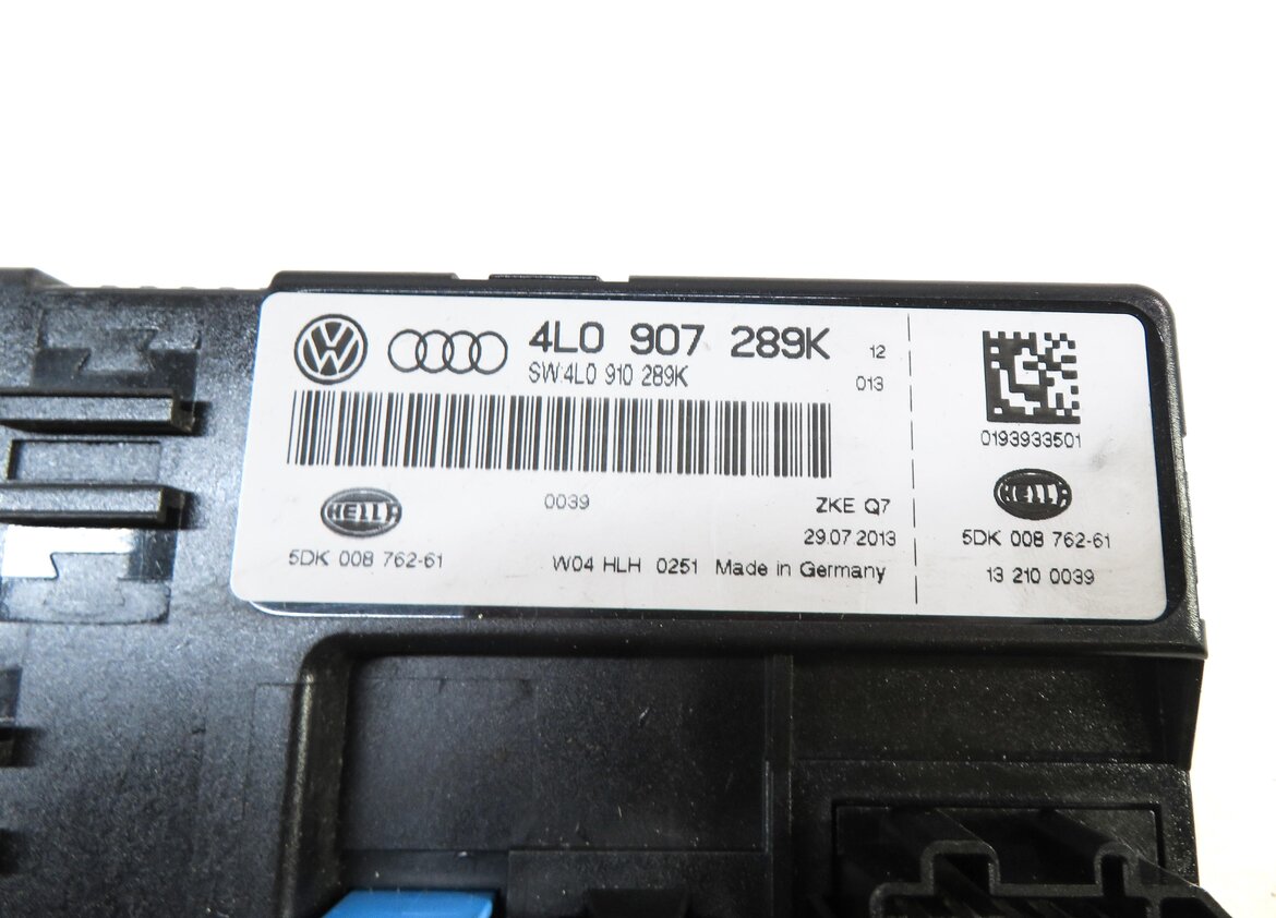Thumbnail 15: 13-15 AUDI Q7 (4L) 3.0L CTWB SUPERCHARGED ENGINE BCM IMMOBILIZER MODULE KEY SET