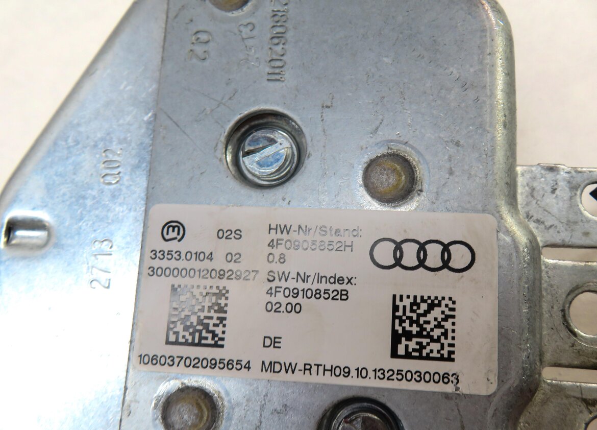Thumbnail 16: 13-15 AUDI Q7 (4L) 3.0L CTWB SUPERCHARGED ENGINE BCM IMMOBILIZER MODULE KEY SET