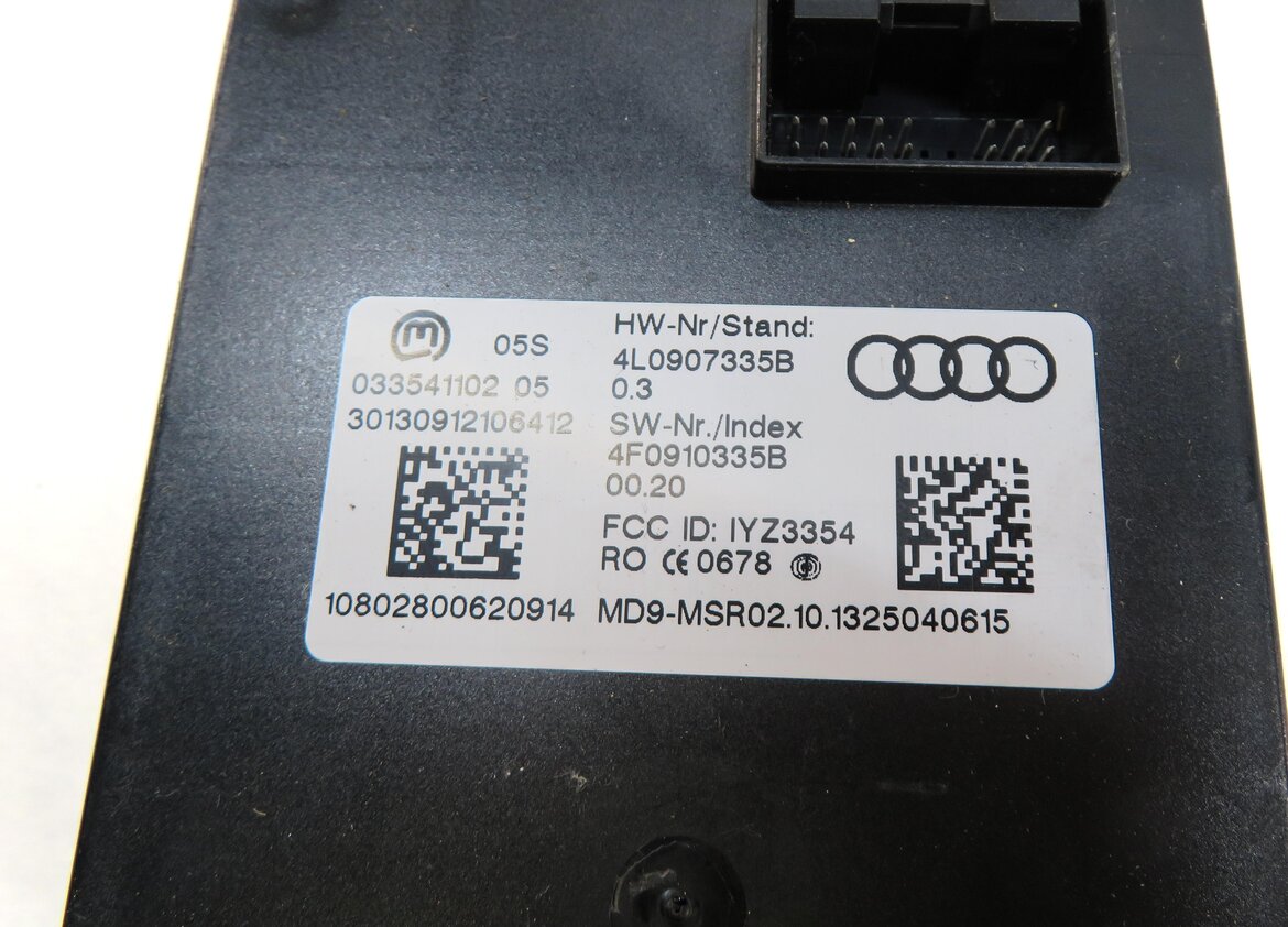 Thumbnail 19: 13-15 AUDI Q7 (4L) 3.0L CTWB SUPERCHARGED ENGINE BCM IMMOBILIZER MODULE KEY SET