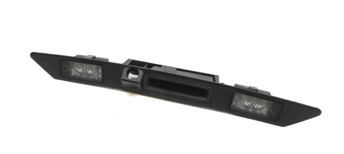2014 AUDI Q7 (4L) REAR HATCH TRUNK HANDLE w/ LICENSE PLATE LIGHTS 4L0827574B