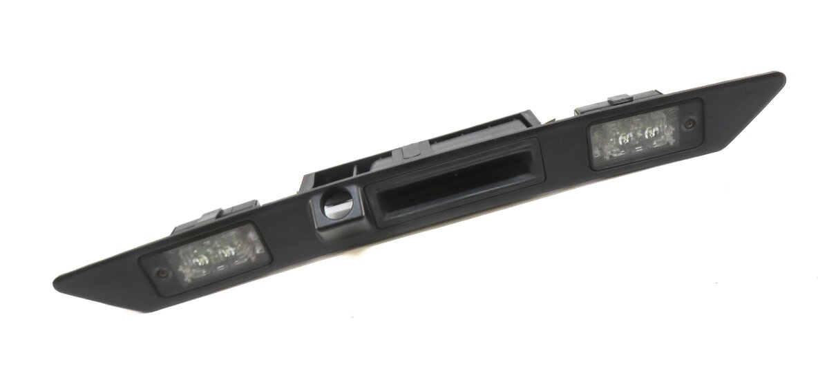 Thumbnail 3: 2014 AUDI Q7 (4L) REAR HATCH TRUNK HANDLE w/ LICENSE PLATE LIGHTS 4L0827574B