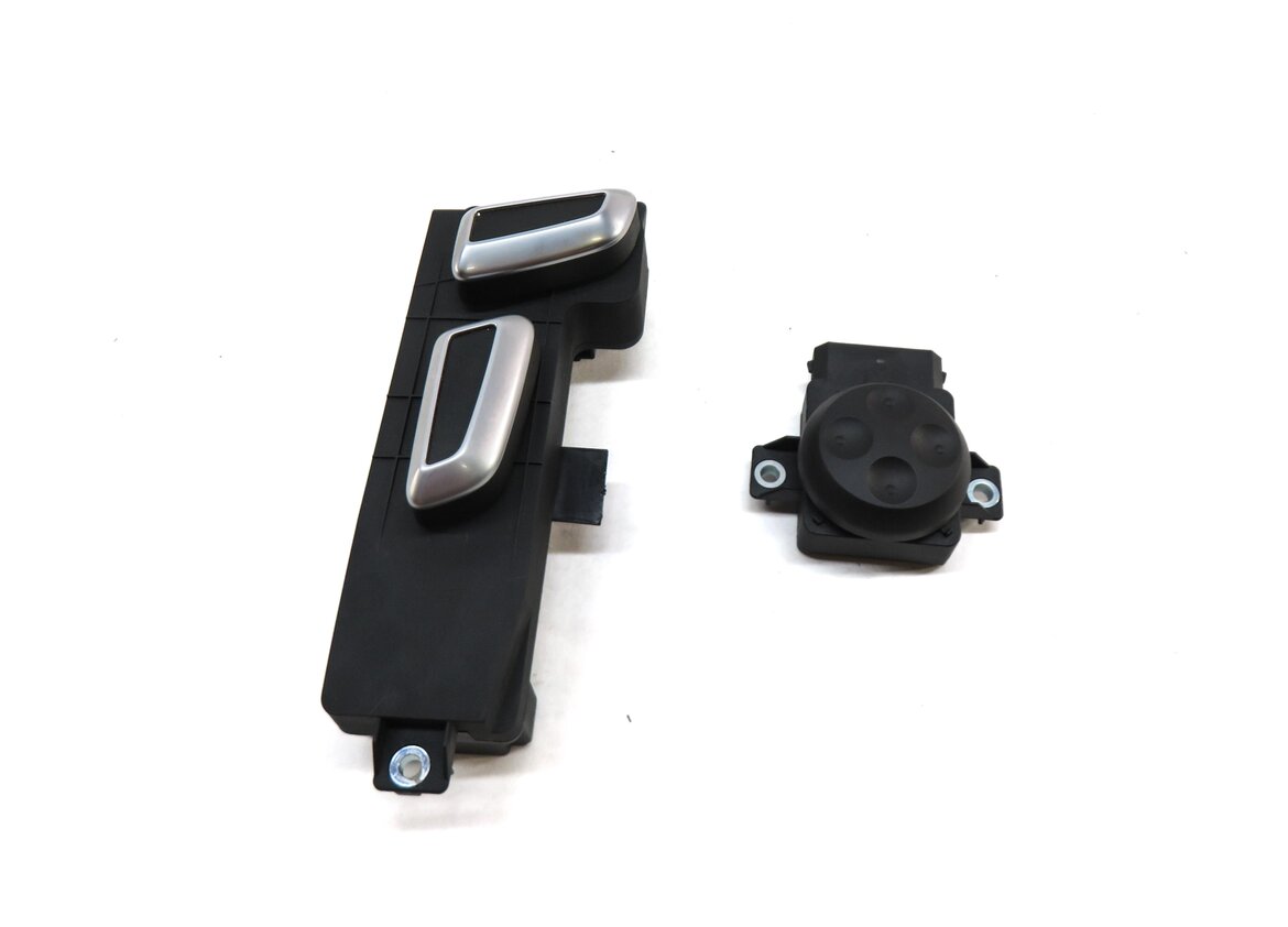 Thumbnail 2: 2014 AUDI Q7 (4L) FRONT RIGHT PASSENGER SEAT ADJUST ADJUSTMENT SWITCH SET2 BLACK