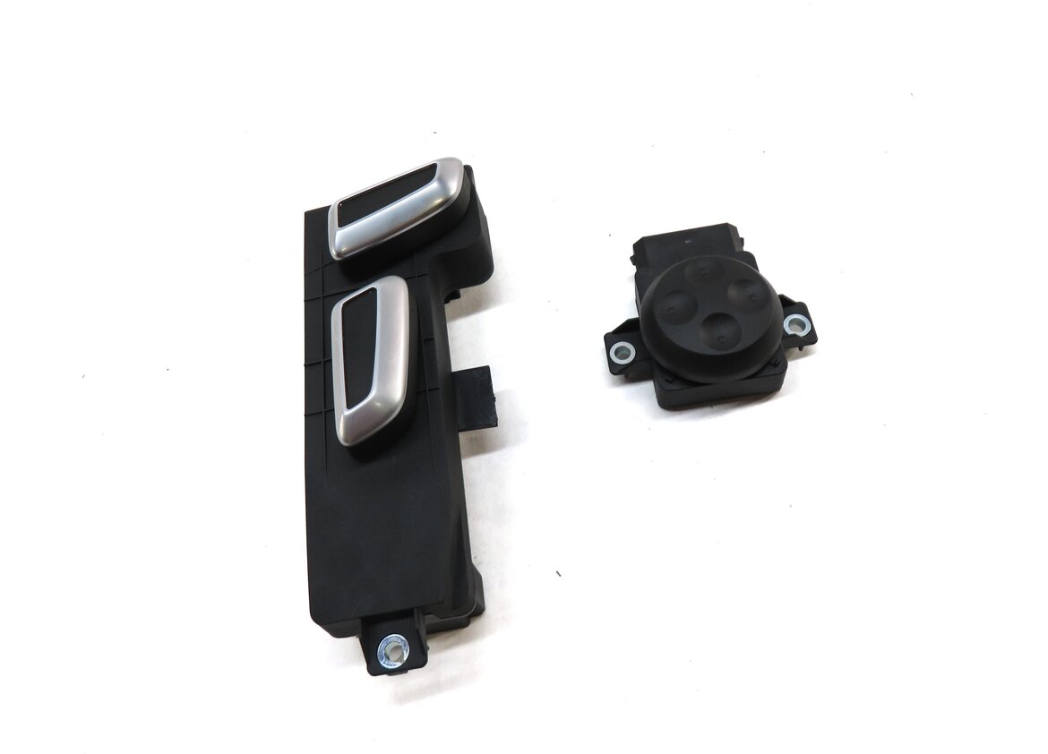 Thumbnail 3: 2014 AUDI Q7 (4L) FRONT RIGHT PASSENGER SEAT ADJUST ADJUSTMENT SWITCH SET2 BLACK