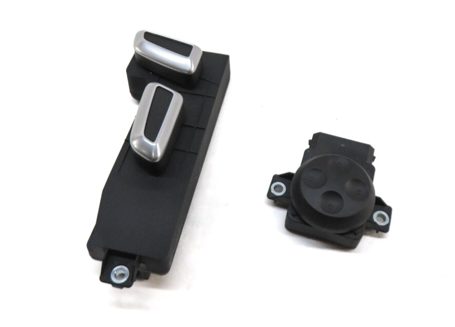 Thumbnail 1: 2014 AUDI Q7 (4L) FRONT LEFT DRIVER SEAT ADJUST ADJUSTMENT SWITCH SET 2 (BLACK)