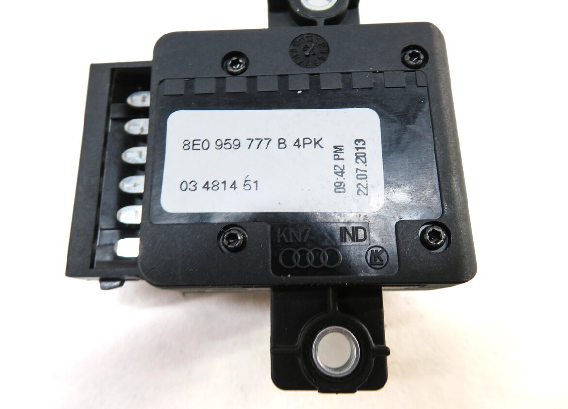 Thumbnail 6: 2014 AUDI Q7 (4L) FRONT LEFT DRIVER SEAT ADJUST ADJUSTMENT SWITCH SET 2 (BLACK)