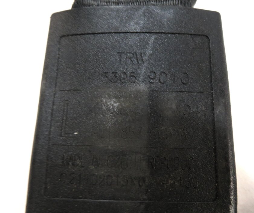 Thumbnail 6: 2007-2009 AUDI Q7 (4L) FRONT LEFT DRIVER SEAT SEATBELT RETRACTOR (BLACK)