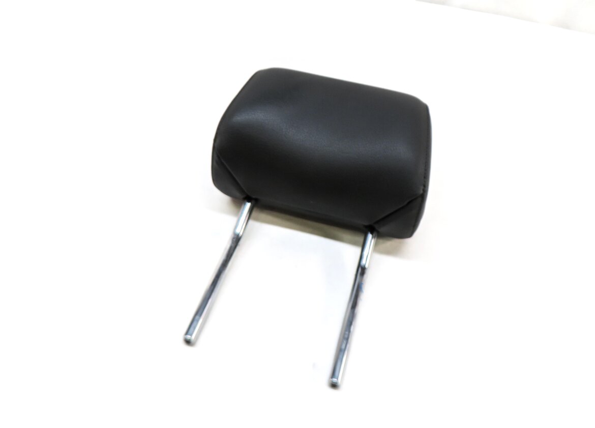 08-15 AUDI Q7 (4L) FRONT LEFT DRIVER & RIGHT PASSENGER SEAT HEADREST SET (BLACK)