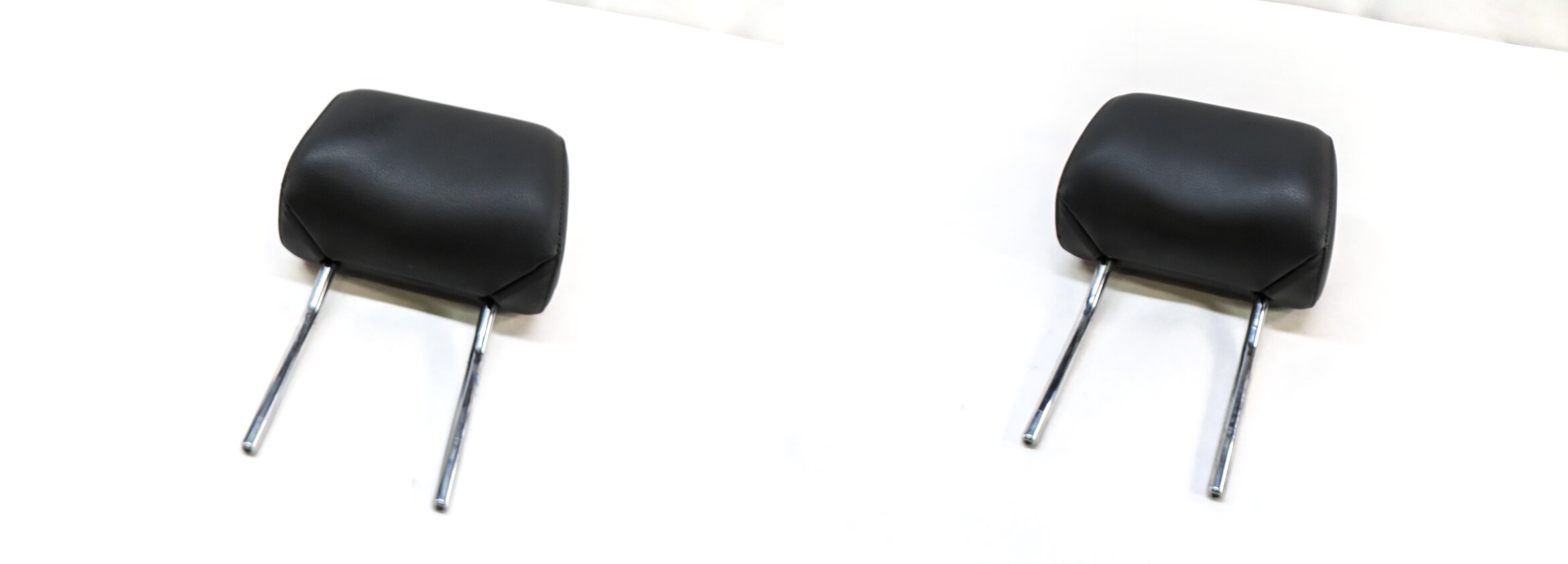 Thumbnail 8: 08-15 AUDI Q7 (4L) FRONT LEFT DRIVER & RIGHT PASSENGER SEAT HEADREST SET (BLACK)