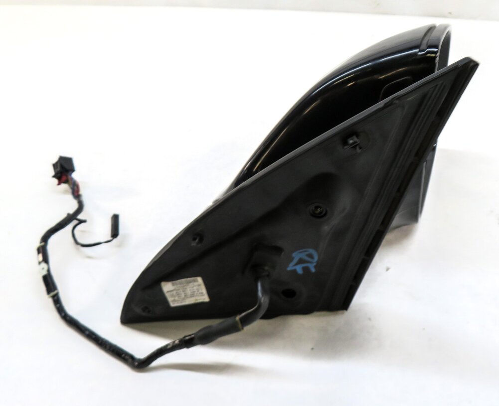 Thumbnail 6: 13-17 AUDI Q7 4L RIGHT DRIVER DOOR MIRROR PFOLD HEAT MEMORY AUTODIM BLIND BLACK
