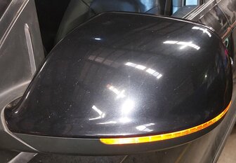 Thumbnail 2: 13-17 AUDI Q7 4L LEFT DRIVER DOOR MIRROR PFOLD HEAT MEMORY AUTODIM BLIND (BLACK)