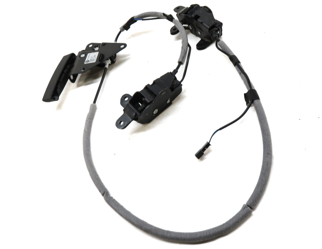 Thumbnail 2: 14-18 BMW X5 X5M (F15 F85) TRUNK LOWER TAILGATE LEFT & RIGHT LATCH SET w/ HANDLE
