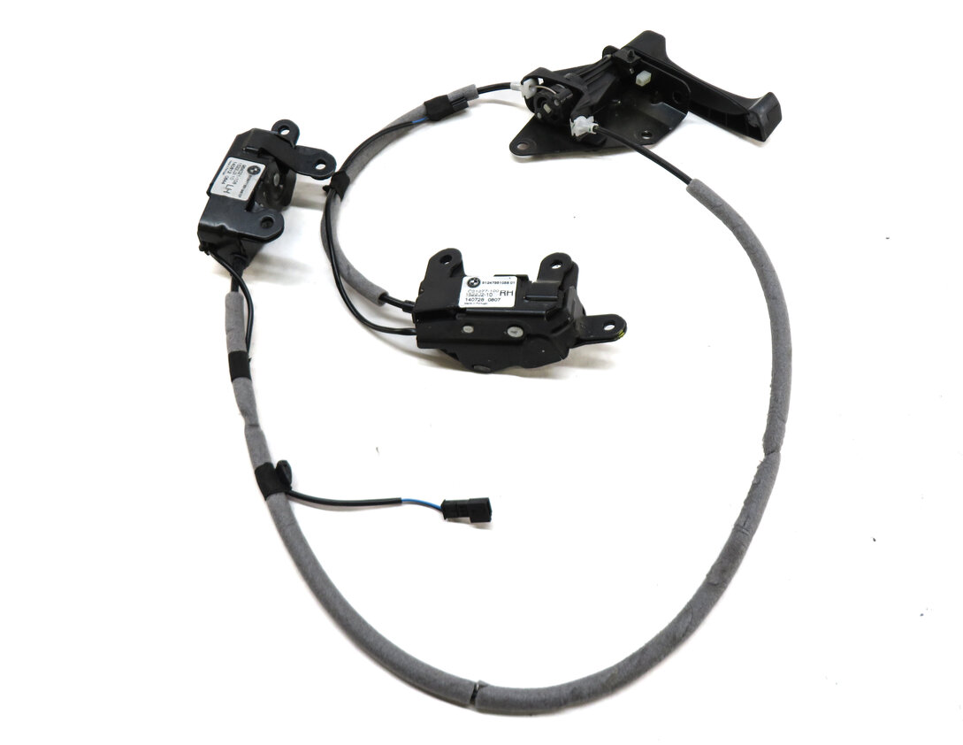 Thumbnail 4: 14-18 BMW X5 X5M (F15 F85) TRUNK LOWER TAILGATE LEFT & RIGHT LATCH SET w/ HANDLE