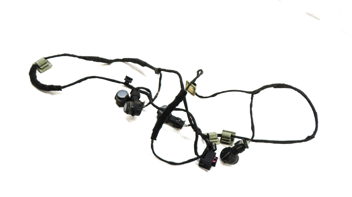 2015 BMW X5 (F15) REAR PARKING DISTANCE PDC SENSOR SET 4 w/ HARNESS (Grey)