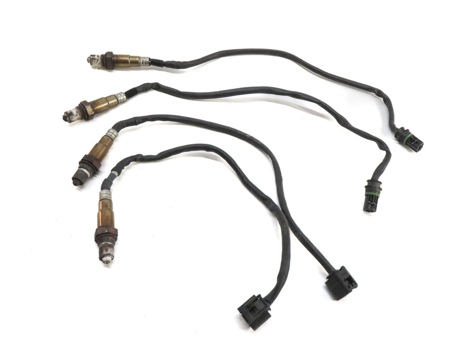 2015 BMW X5 F15 4.4L TWIN TURBO N63 ENGINE PRE POST CAT O2 OXYGEN SENSOR SET 4