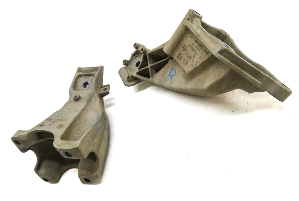 Thumbnail 2: 2015 BMW X5 (F15) 4.4L N63 TURBO LEFT & RIGHT ENGINE MOTOR MOUNT BRACKET SET 2