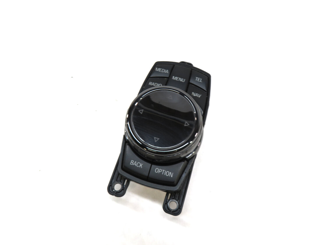 2015 BMW X5 (F15) CONSOLE MEDIA NAVIGATION iDRIVE CONTROL KNOB BUTTON (CERAMIC)