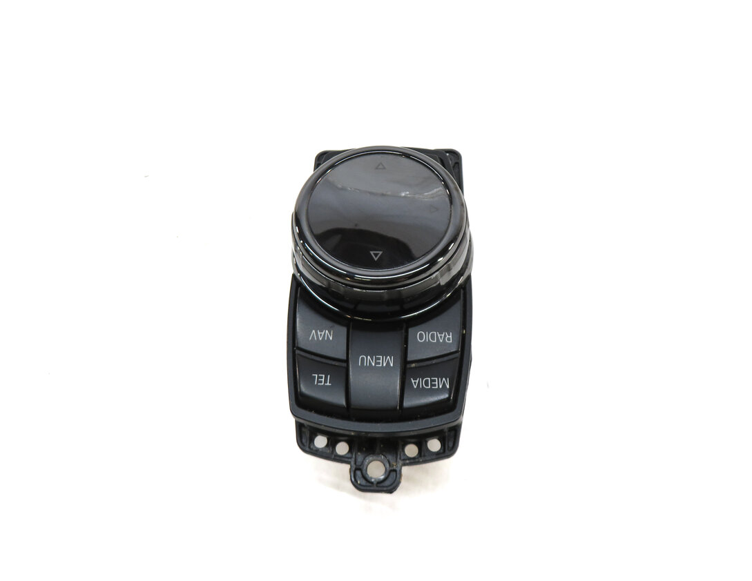 Thumbnail 4: 2015 BMW X5 (F15) CONSOLE MEDIA NAVIGATION iDRIVE CONTROL KNOB BUTTON (CERAMIC)