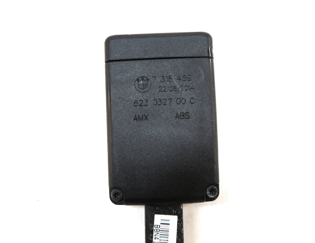 Thumbnail 6: 2015 BMW X5 (F15) REAR 2ND ROW LEFT RIGHT CENTER SEATBELT BUCKLE SET 3 (BLACK)