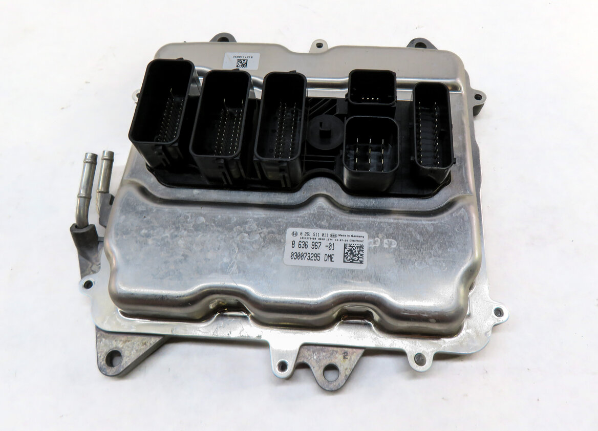Thumbnail 4: 14-18 BMW X5 F15 4.4L N63 TURBO ENGINE DME BODY IMMOBILIZER LOCK MODULE KEY SET