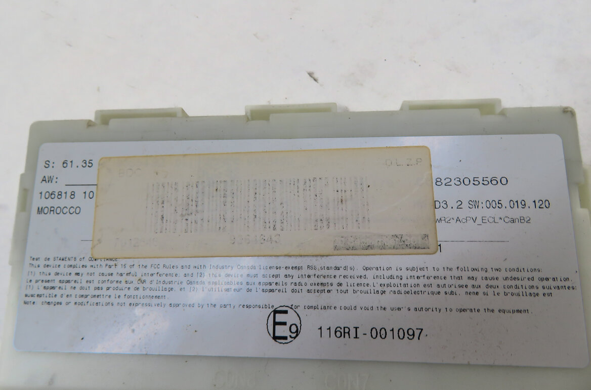 Thumbnail 7: 14-18 BMW X5 F15 4.4L N63 TURBO ENGINE DME BODY IMMOBILIZER LOCK MODULE KEY SET
