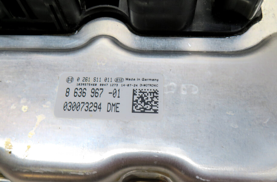 Thumbnail 9: 14-18 BMW X5 F15 4.4L N63 TURBO ENGINE DME BODY IMMOBILIZER LOCK MODULE KEY SET
