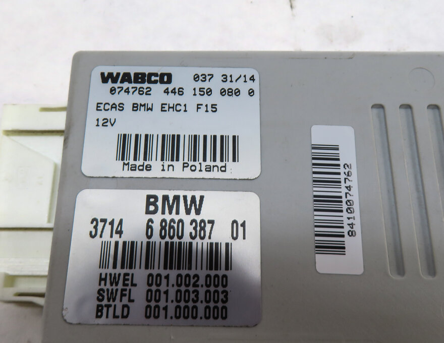Thumbnail 4: 2014-2019 BMW X5 X5M X6 X6M (F15 F16) AIR SUSPENSION CONTROL MODULE COMPUTER