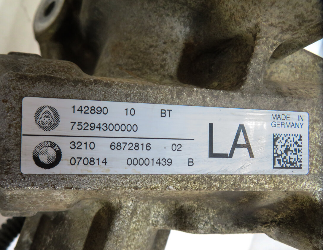 Thumbnail 6: 2014-2019 BMW X5 X6 (F15 F16) POWER STEERING GEAR RACK & PINION (NON ACTIVE)