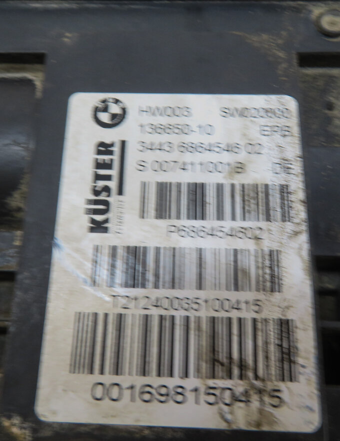 Thumbnail 7: 2015 BMW X5 (F15) EMERGENCY HILL PARKING BRAKE ACTUATOR WITH CABLES