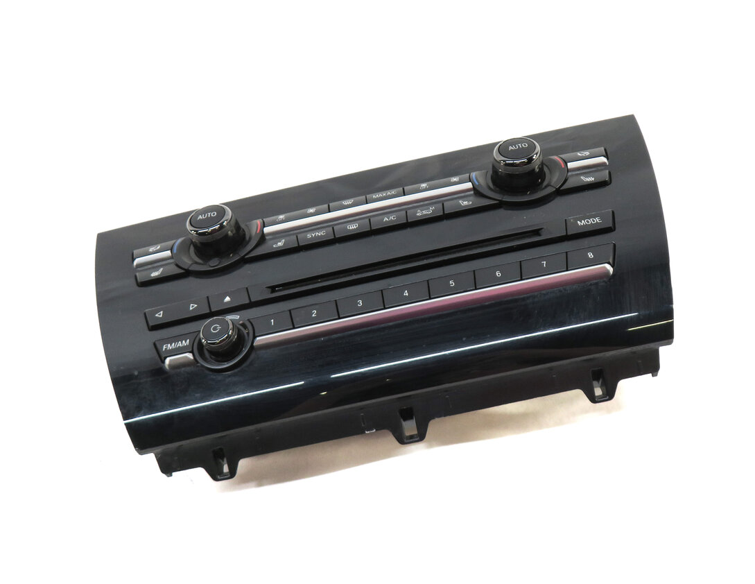 Thumbnail 3: 14-19 BMW X5 X6 X5M X6M F15 F16 FRONT CLIMATE & RADIO CONTROLS (CERAMIC) w/ TRIM
