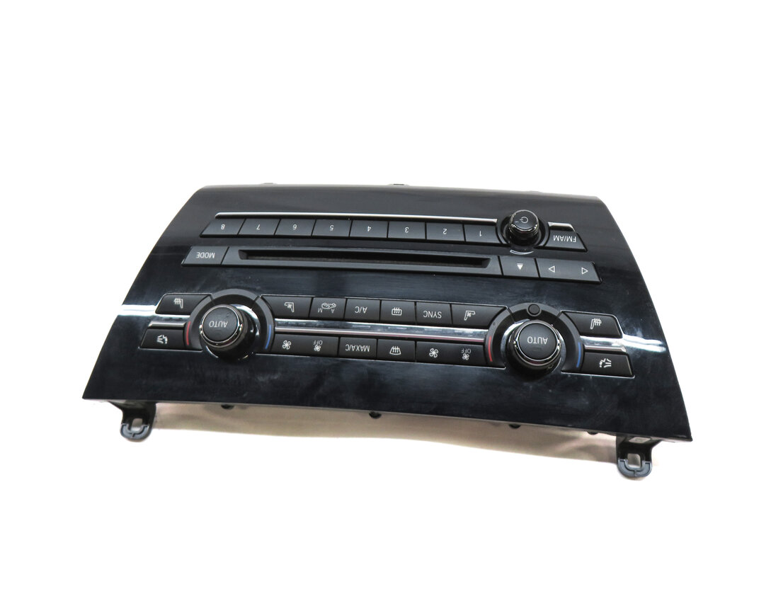 Thumbnail 4: 14-19 BMW X5 X6 X5M X6M F15 F16 FRONT CLIMATE & RADIO CONTROLS (CERAMIC) w/ TRIM