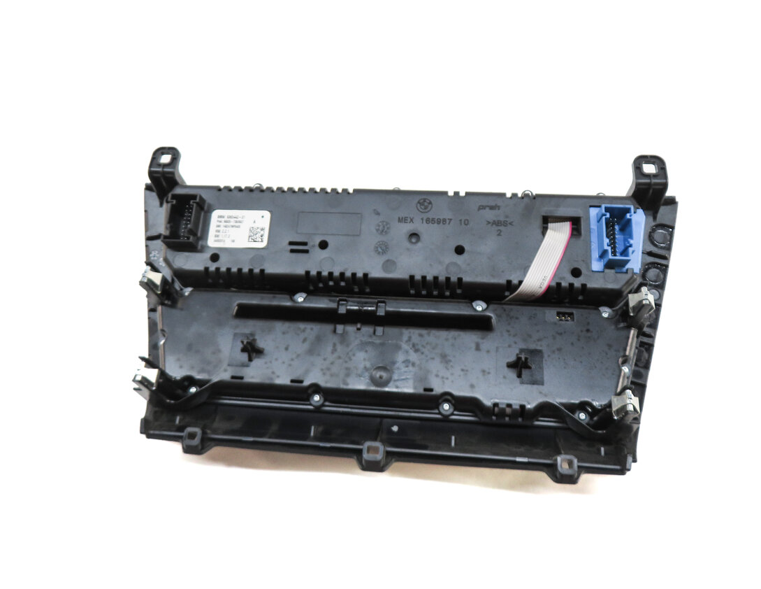 Thumbnail 5: 14-19 BMW X5 X6 X5M X6M F15 F16 FRONT CLIMATE & RADIO CONTROLS (CERAMIC) w/ TRIM
