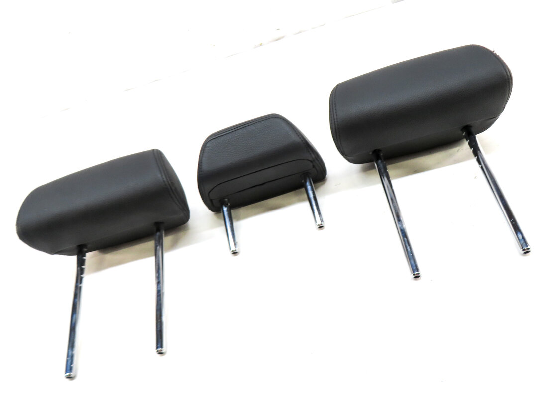 Thumbnail 3: 2015 BMW X5 (F15) REAR 2ND ROW LEFT RIGHT CENTER HEADREST SET 3 (Black)