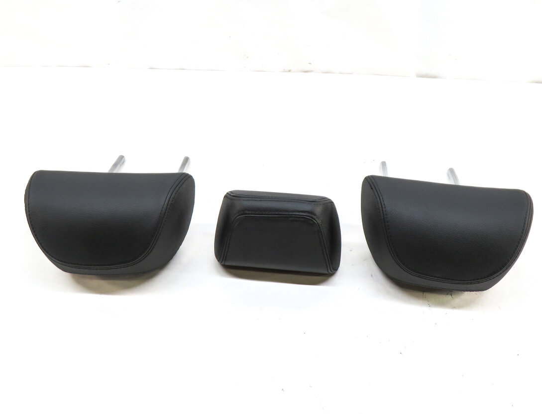 Thumbnail 4: 2015 BMW X5 (F15) REAR 2ND ROW LEFT RIGHT CENTER HEADREST SET 3 (Black)