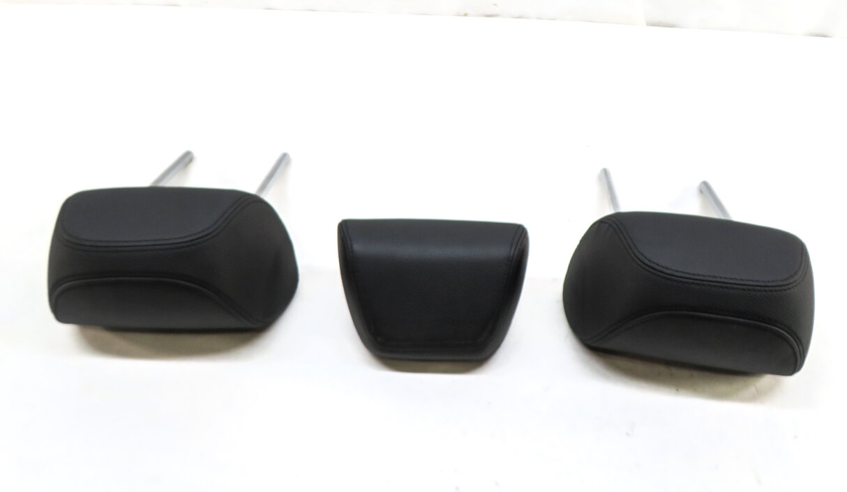 Thumbnail 5: 2015 BMW X5 (F15) REAR 2ND ROW LEFT RIGHT CENTER HEADREST SET 3 (Black)