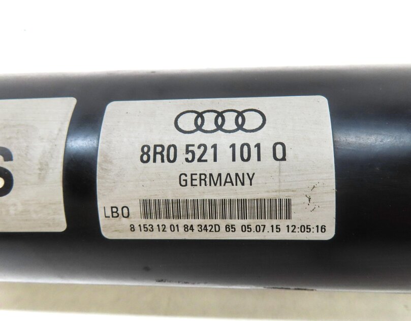Thumbnail 5: 2013-2017 AUDI Q5 SQ5 (B8 8R) AUTO - REAR DRIVESHAFT DRIVELINE DRIVE LINE SHAFT