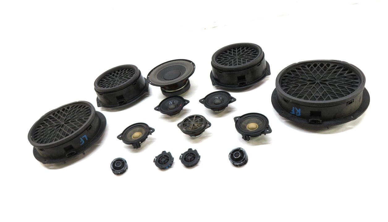 Thumbnail 2: 2016 AUDI Q5 (B8 8R) FRONT REAR LEFT RIGHT BANG & OLUFSEN SPEAKER SET 14